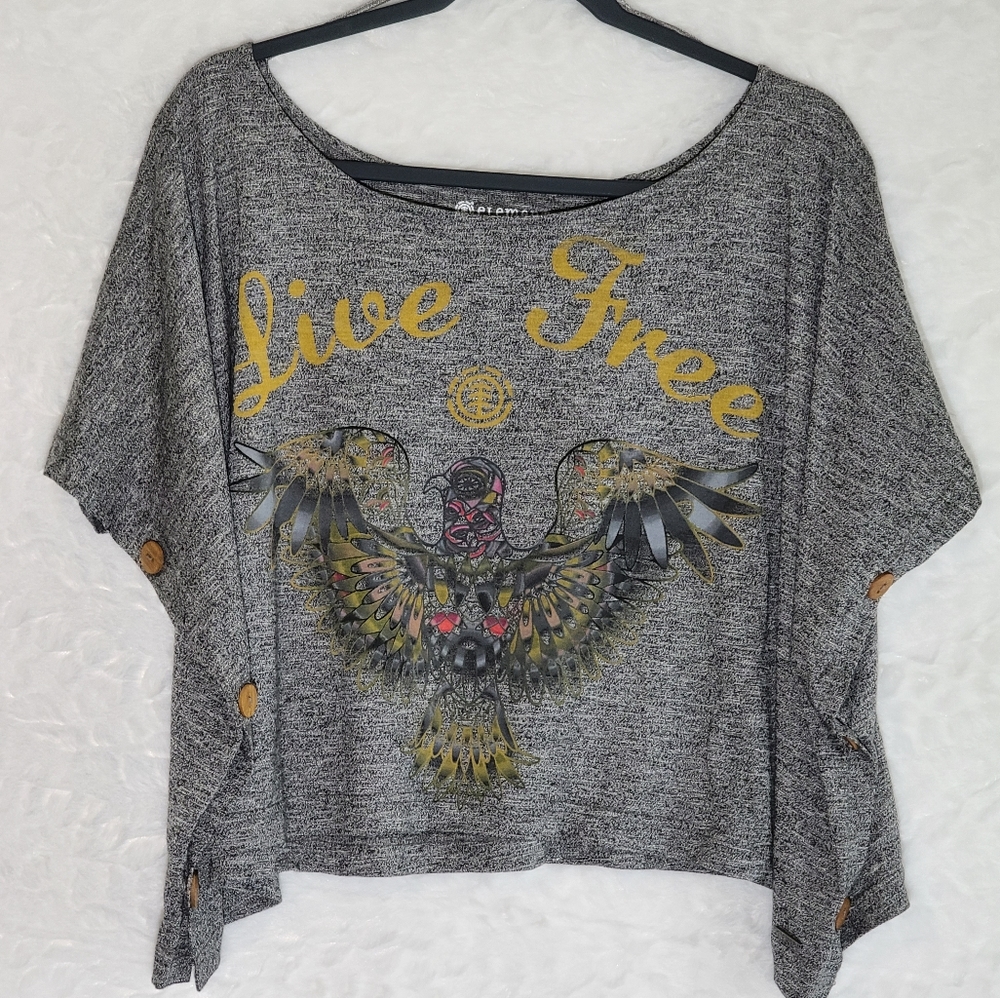 Element grey live free crop top - Picture 2 of 7